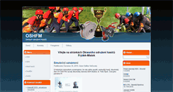 Desktop Screenshot of oshfm.cz